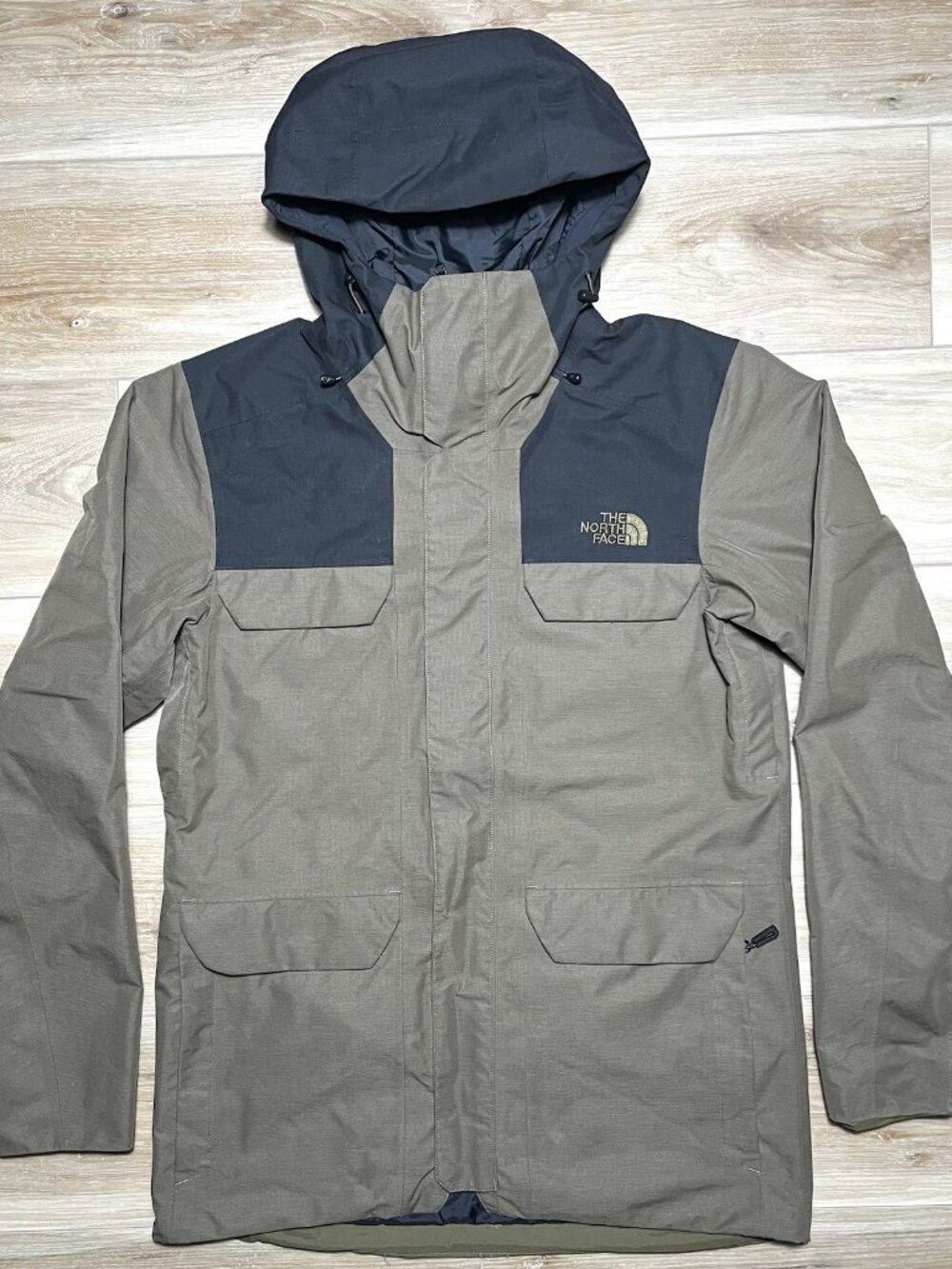 The North Face Alligare Thermoball Triclimate Green Jacket - Men Size Small
